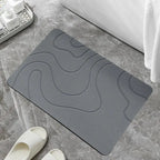 Bath Drying Stone Mat Fast Dry Shower Mat Quick Drying Diatomite Stone Washable Door Mat Bathroom Rugs Floor Mat Entryway Rugs