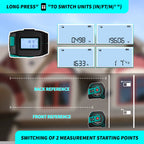 2In1 Green Laser Distance Meters 80M+5M Tape Laser Measure Multifunctional Rechargeable