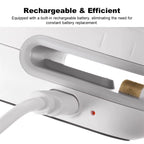 Portable Bag Sealer, Rechargeable 2-In-1 Heat Sealer with Cutter, Magnetic Sealing Machine for Plastic Bags, Chip, Snacks