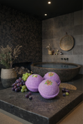 Pack Of 3 Grape Scented Luxury Bath Bombs