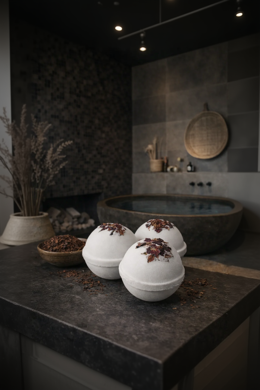 Pack Of 3 Rooibos Scented Luxury Bath Bombs