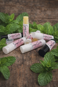 Natural Spearmint Scented Lip Balms