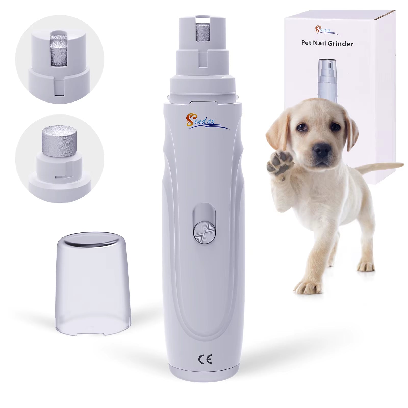 Electric Pet Nail Grinder Trimmer Grooming Tool Rechargeable Dog Nail Clippers Dogs Nail Grinder Trimmer Puppy Dog Accessories