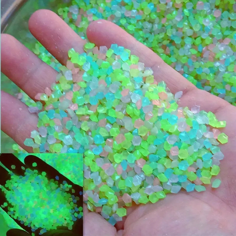 1 Bag Of 1000 Piece Glow In The Dark Luminous Stones