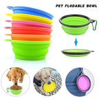 350/1000Ml Large Collapsible Dog Pet Folding Silicone Bowl Outdoor Travel Portable Puppy Food Container Feeder Dish Bowl