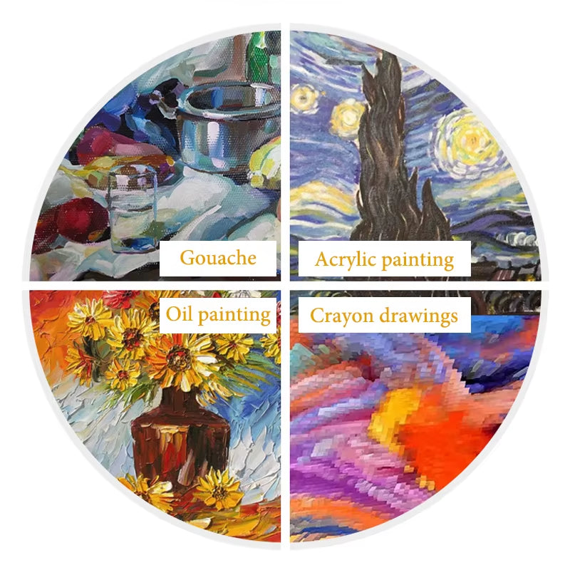 Black Cotton Canvas For Oil Painting 