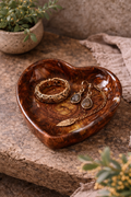 Hazel Heart Shaped Resin Trinket/Jewelry Holder
