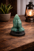 Emerald Green Resin Praying Hands