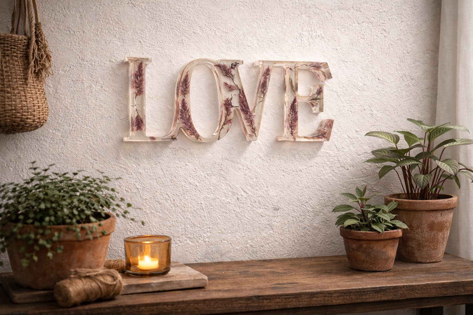 Resin LOVE Wall Art/Table Art