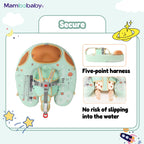 Mambobaby Pearl-Foam Baby Pool Float With Canopy