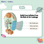 Mambobaby Pearl-Foam Baby Pool Float With Canopy