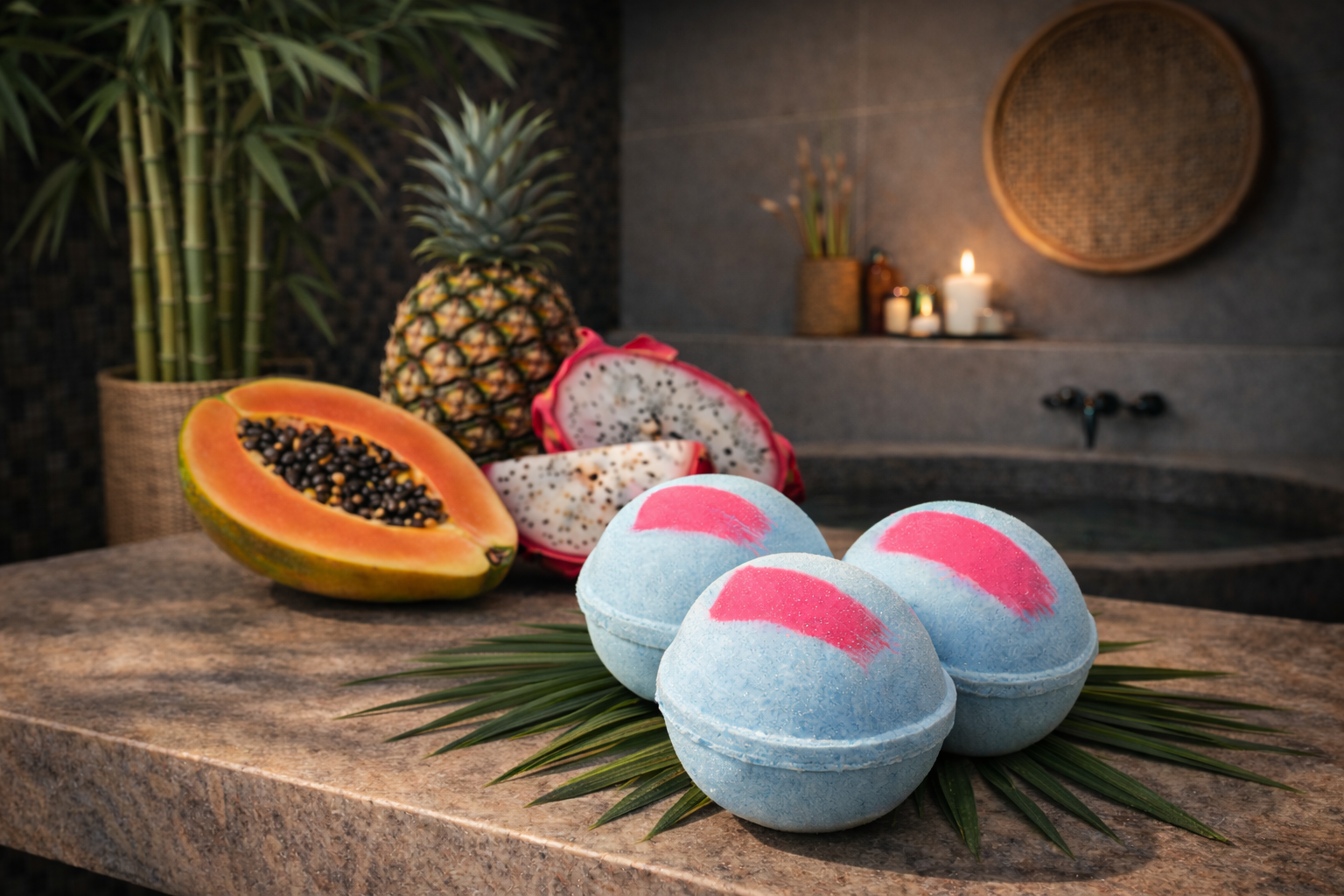 Pack Of 3 Exotica Scented Bath Bombs