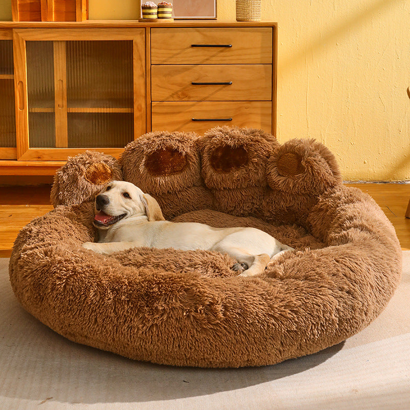 Fleece Lined Dog Bed