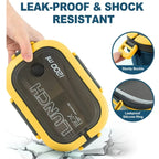 1200ML 2 Layer Bento Lunch Box With Spoon And Fork