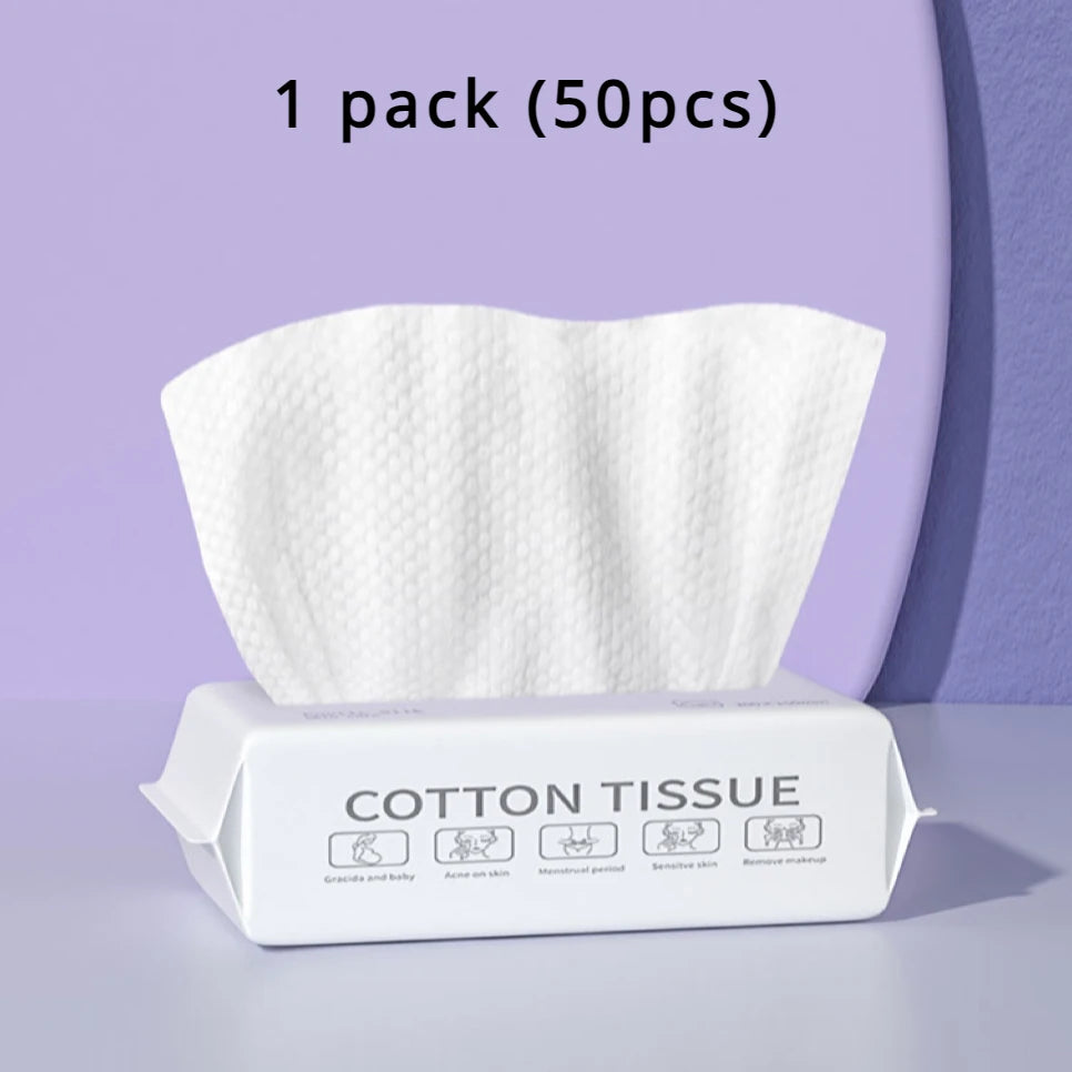 Soft Cotton Disposable Face Towels