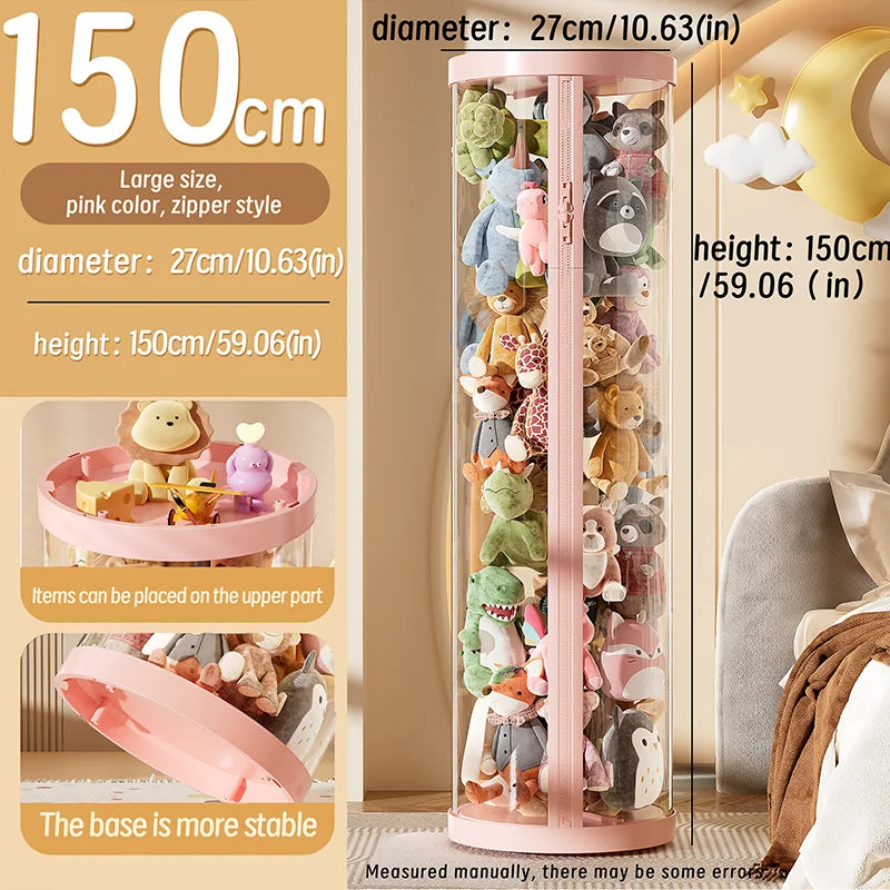 Transparent Doll/Toy Storage Box