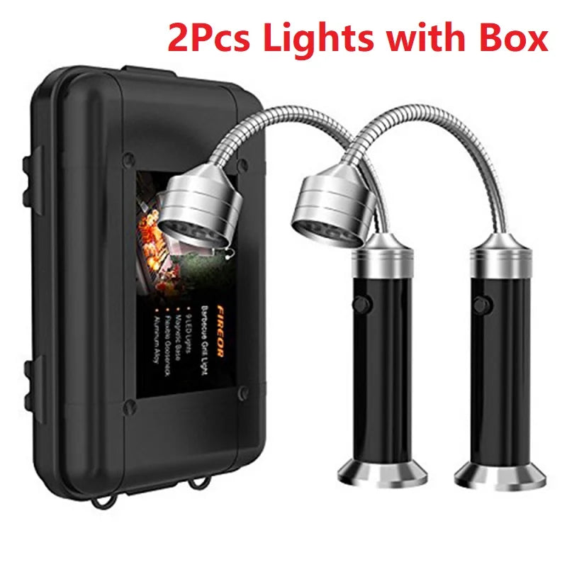 Portable Smart Touch LED Grill Light