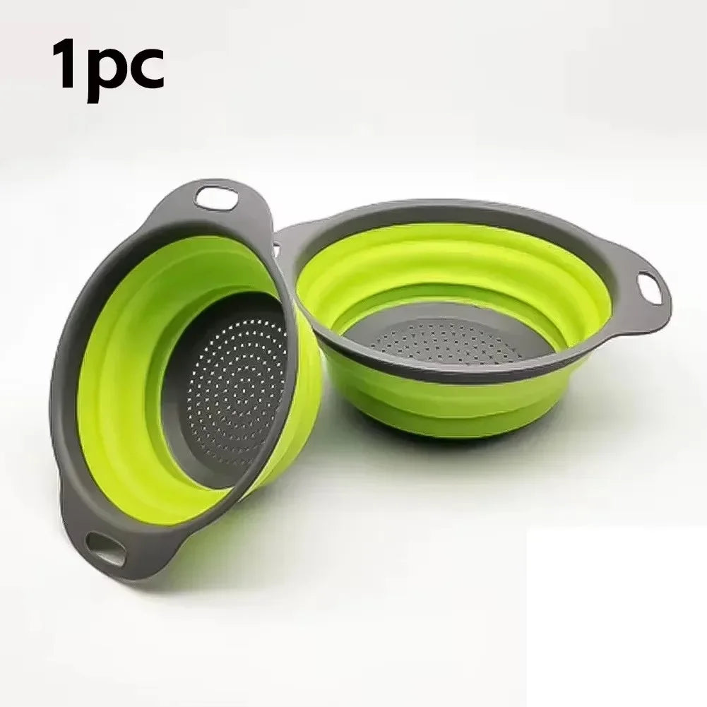 Silicone Folding Fruit and Veg Strainer
