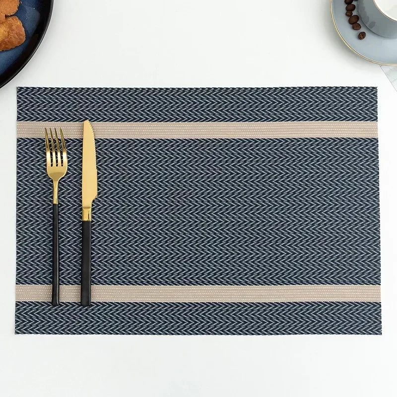 2/4/6 Pieces Durable Dining Table Placemats