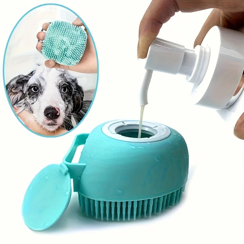Silicone Soft Pet Massage Shower Brush
