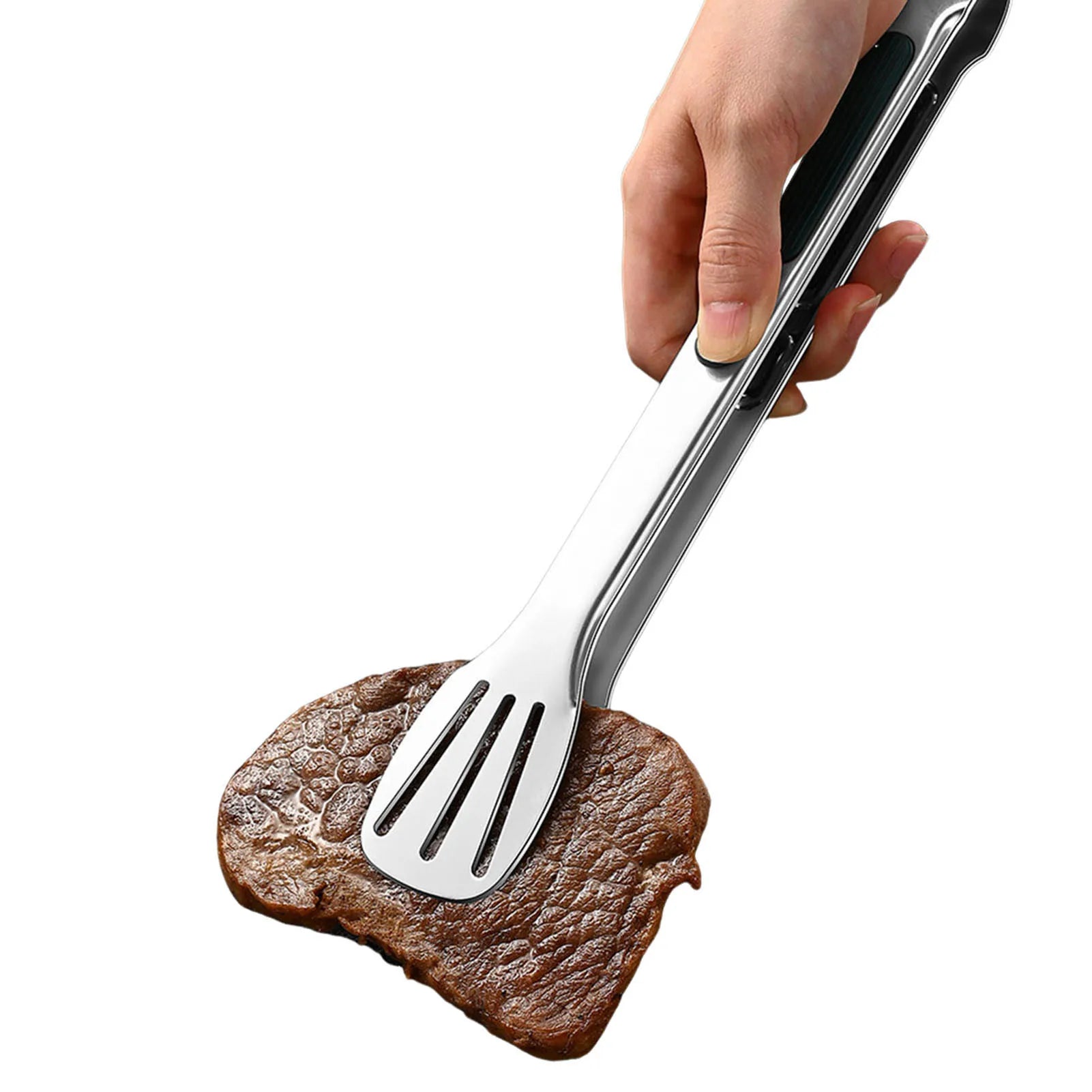 Non Slip Stainless Steel Kitchen Tongs