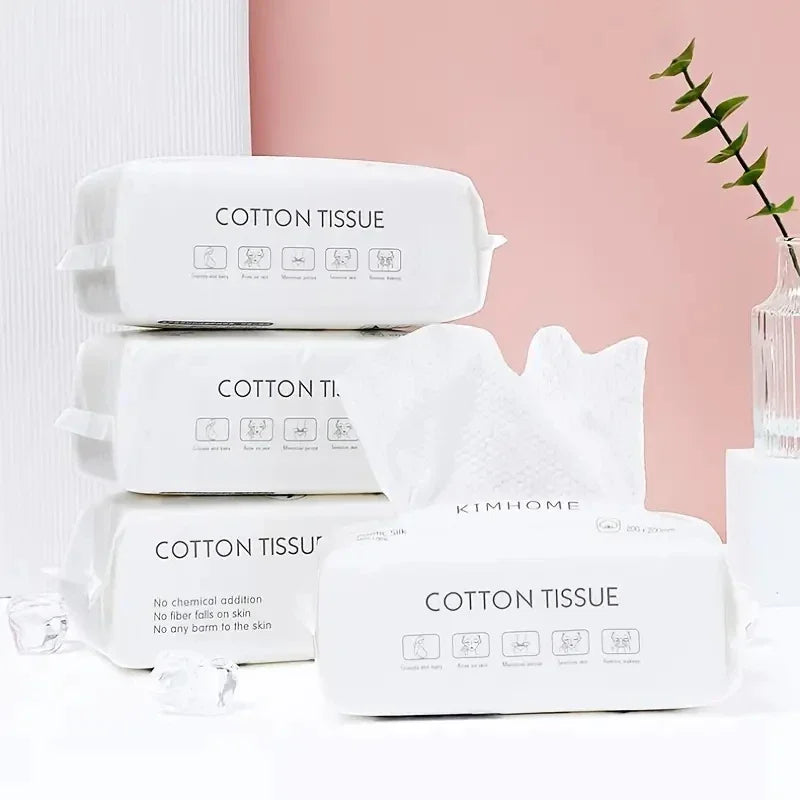Soft Cotton Disposable Face Towels