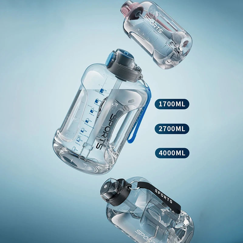 Fitness 1.7L - 3.8L Water Bottle