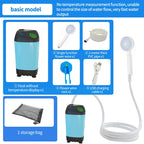 Portable Rechargeable Electric Shower Pump With Shower Head