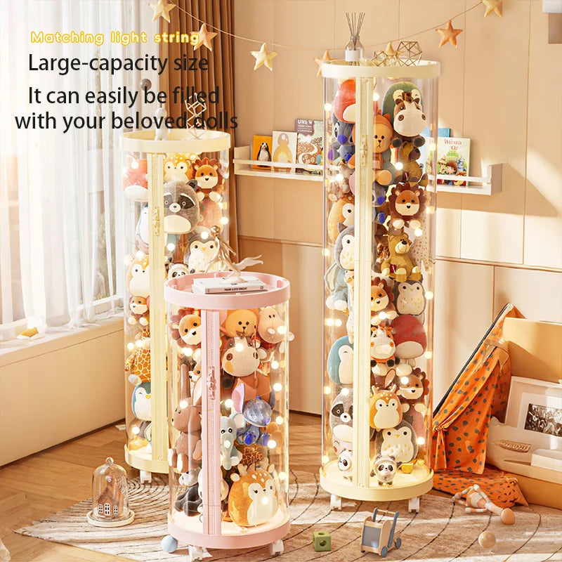 Transparent Doll/Toy Storage Box