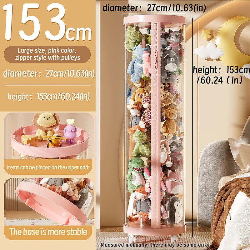 Transparent Doll/Toy Storage Box