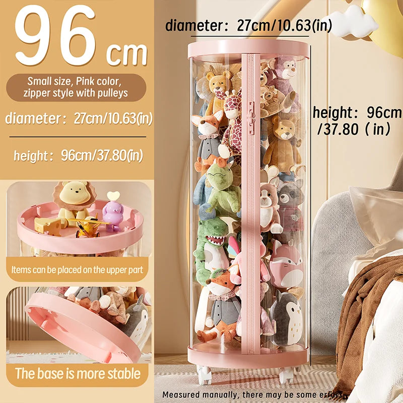 Transparent Doll/Toy Storage Box