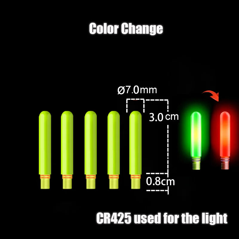 5 Piece Battery Operated Luminous Fishing Floats