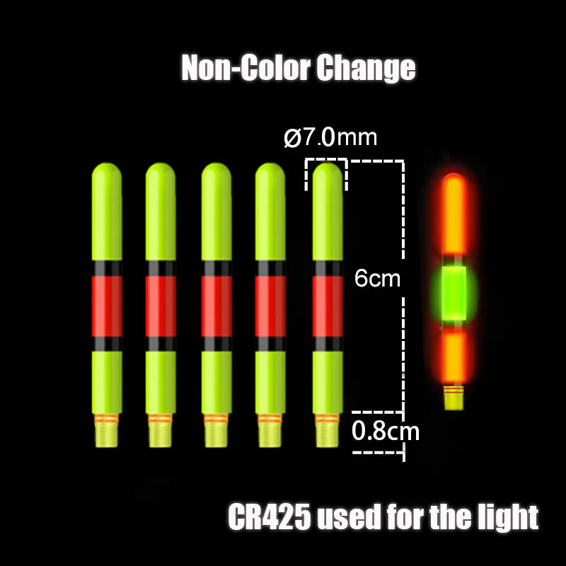 5 Piece Battery Operated Luminous Fishing Floats