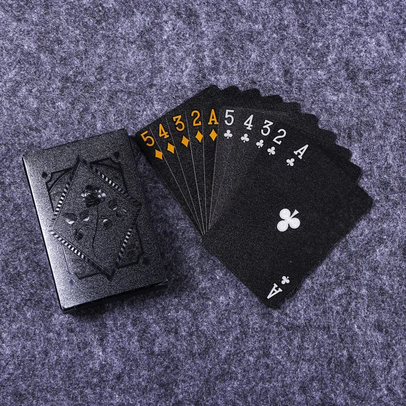Black And Gold Playing Cards