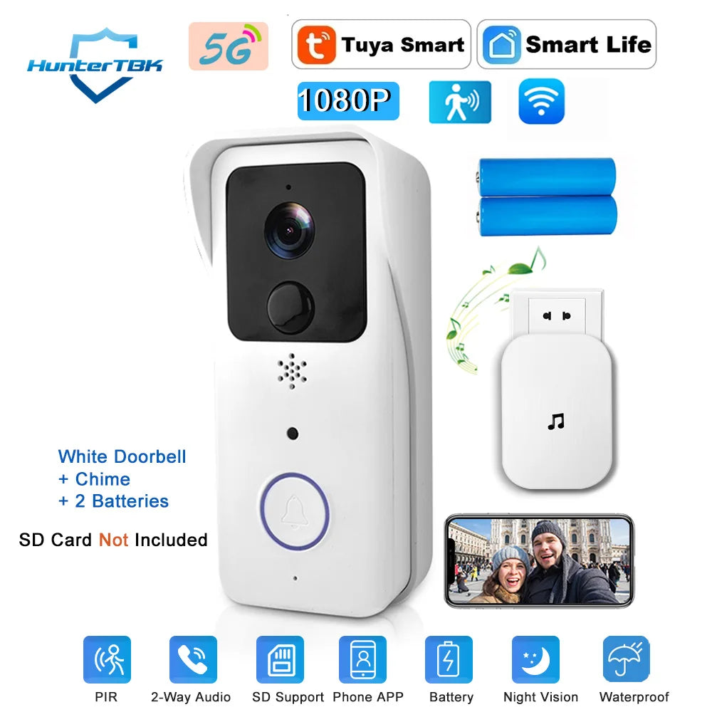 5G And 2.4G WiFi Smart Video Doorbell