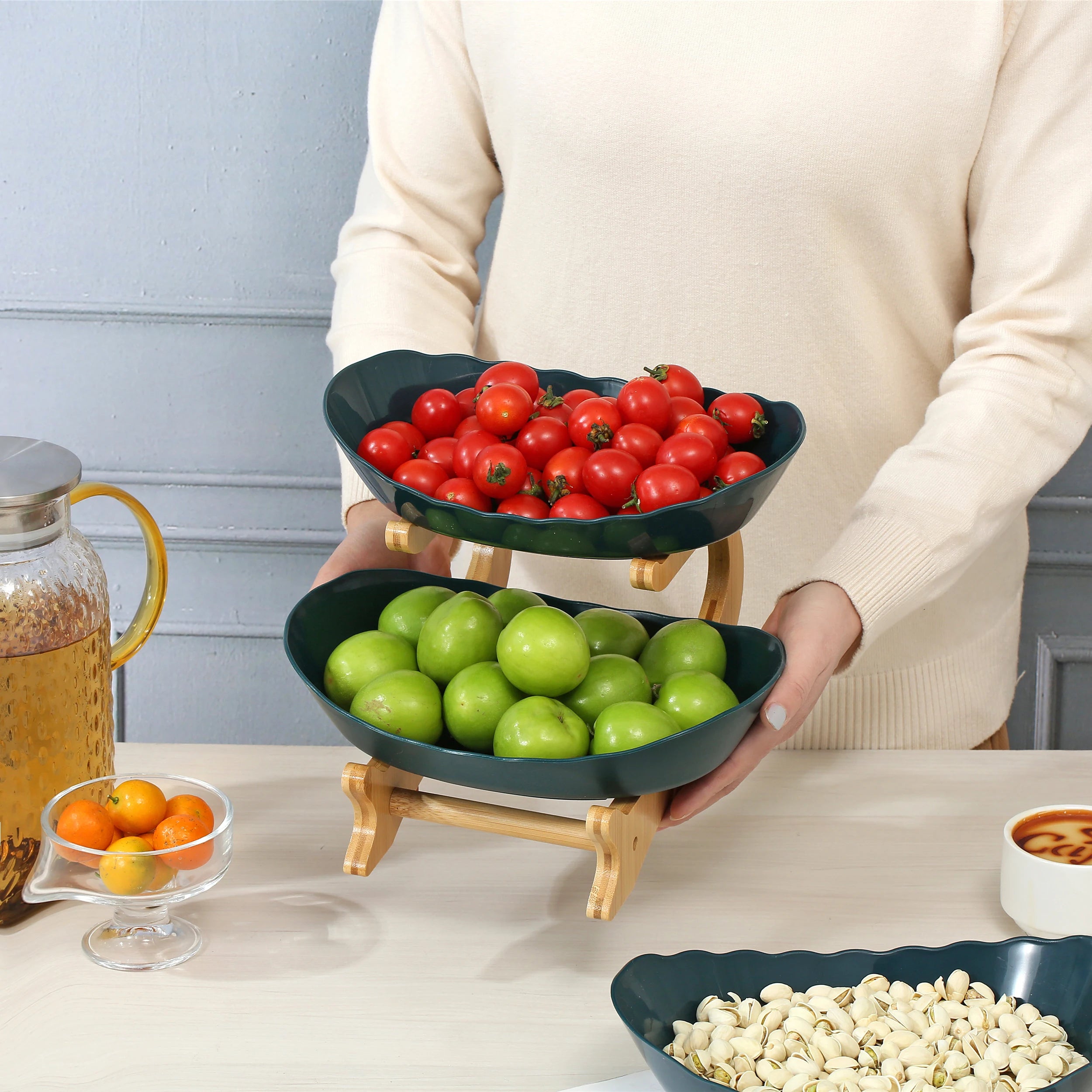 Multi Tier Fruit Bowls