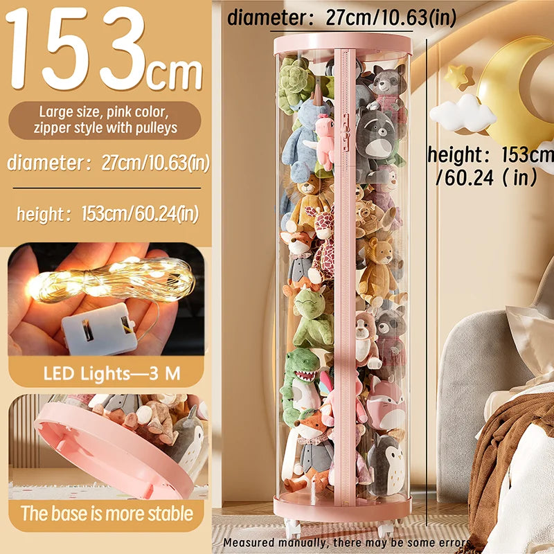 Transparent Doll/Toy Storage Box