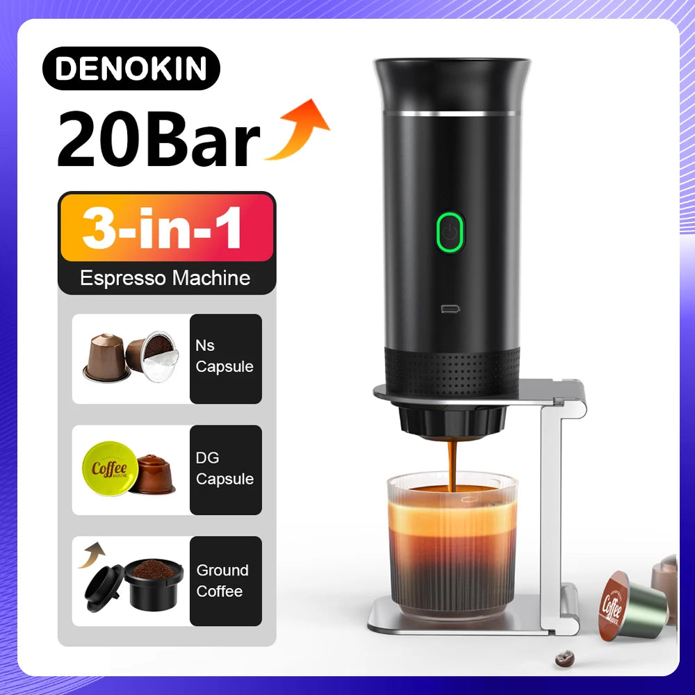Wireless Electric Portable Coffee Machine