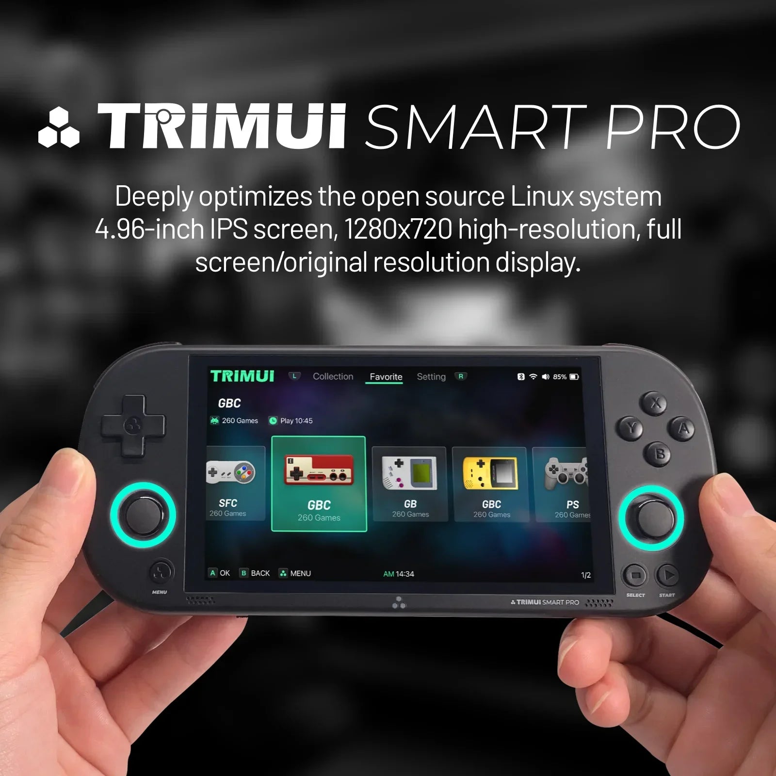 Trimui Smart Pro Handheld Game Console