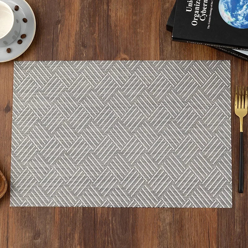 2/4/6 Pieces Durable Dining Table Placemats