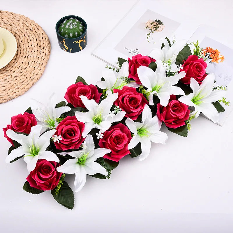 Artificial Flower Rows
