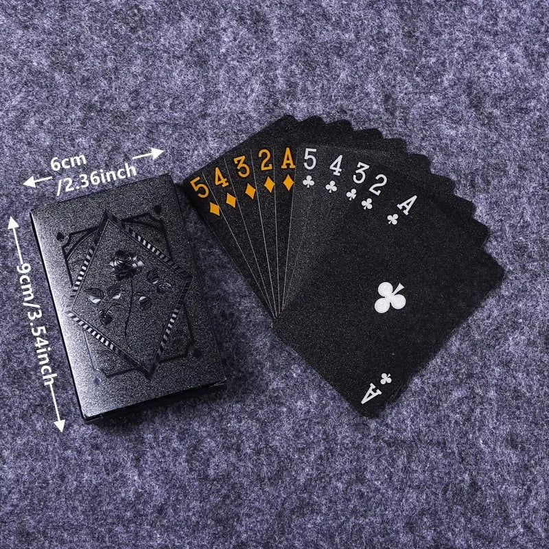 Black And Gold Playing Cards