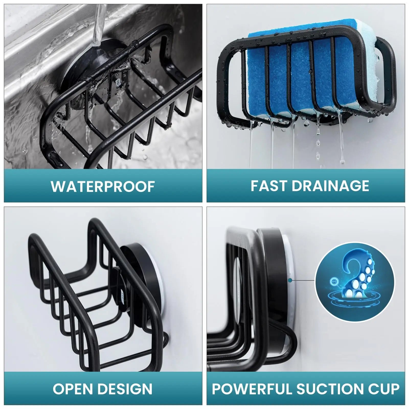 Sponge Holder For Kitchen