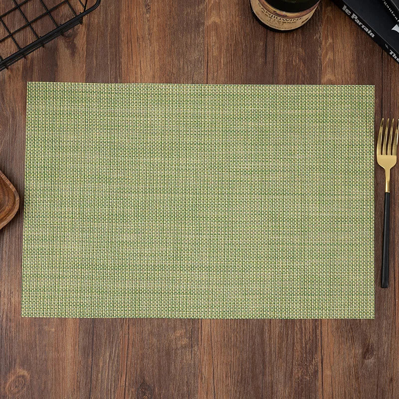 2/4/6 Pieces Durable Dining Table Placemats