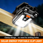 270 Degree Wide Angle Wireless Solar Motion Sensor Clip Light