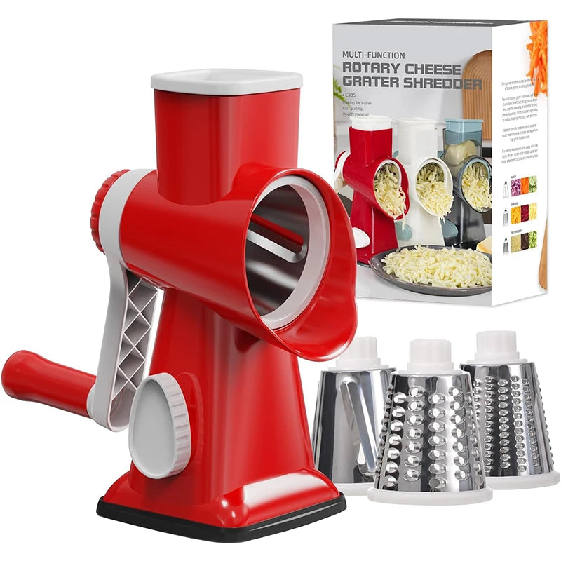 3in1 Rotary Grater/Slicer/Grinder