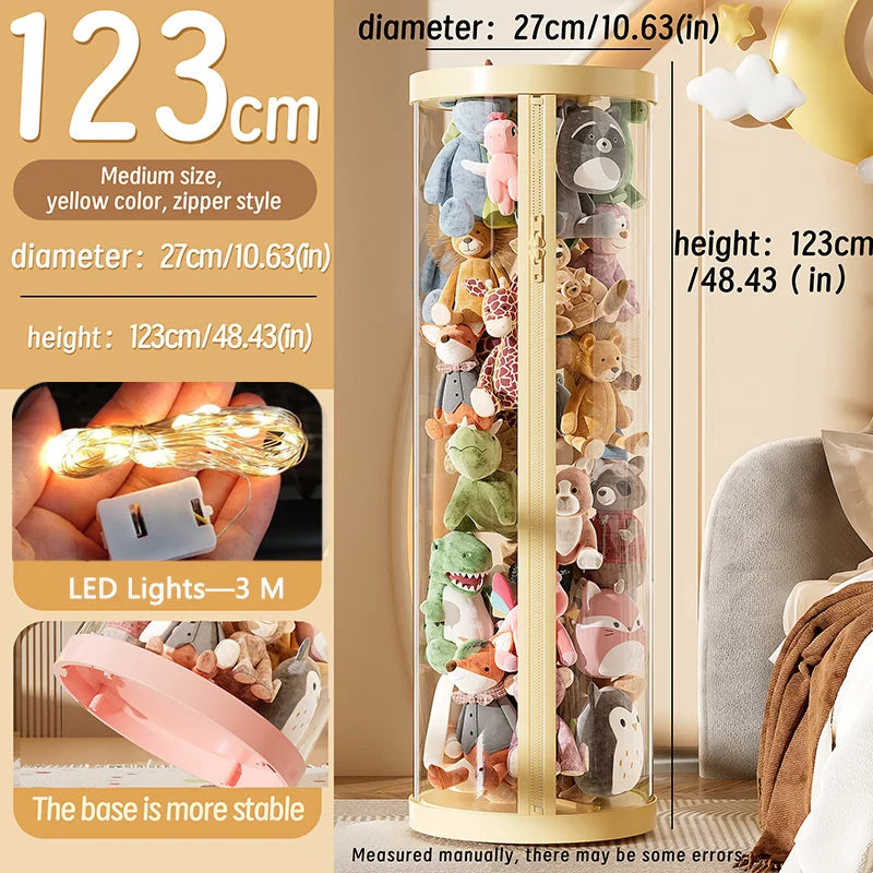 Transparent Doll/Toy Storage Box