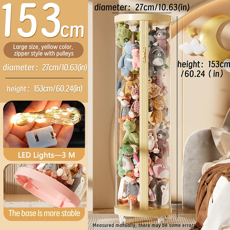 Transparent Doll/Toy Storage Box