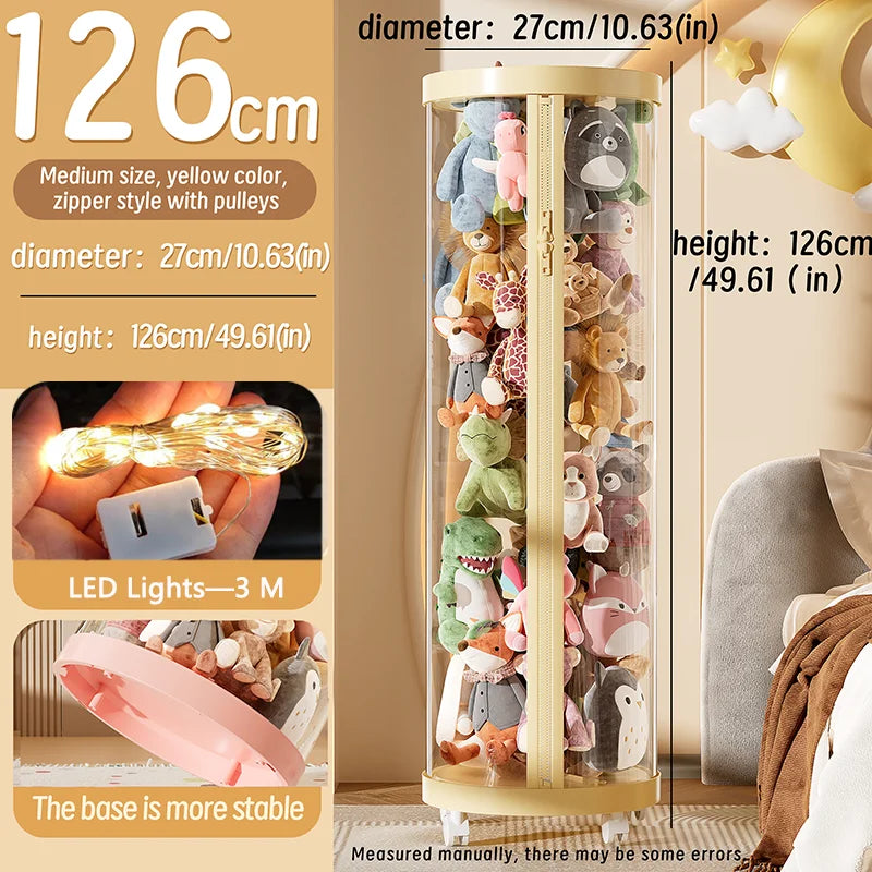 Transparent Doll/Toy Storage Box