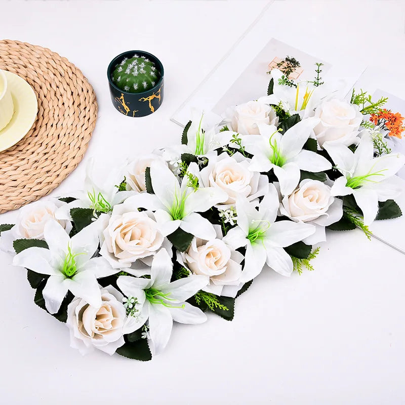 Artificial Flower Rows